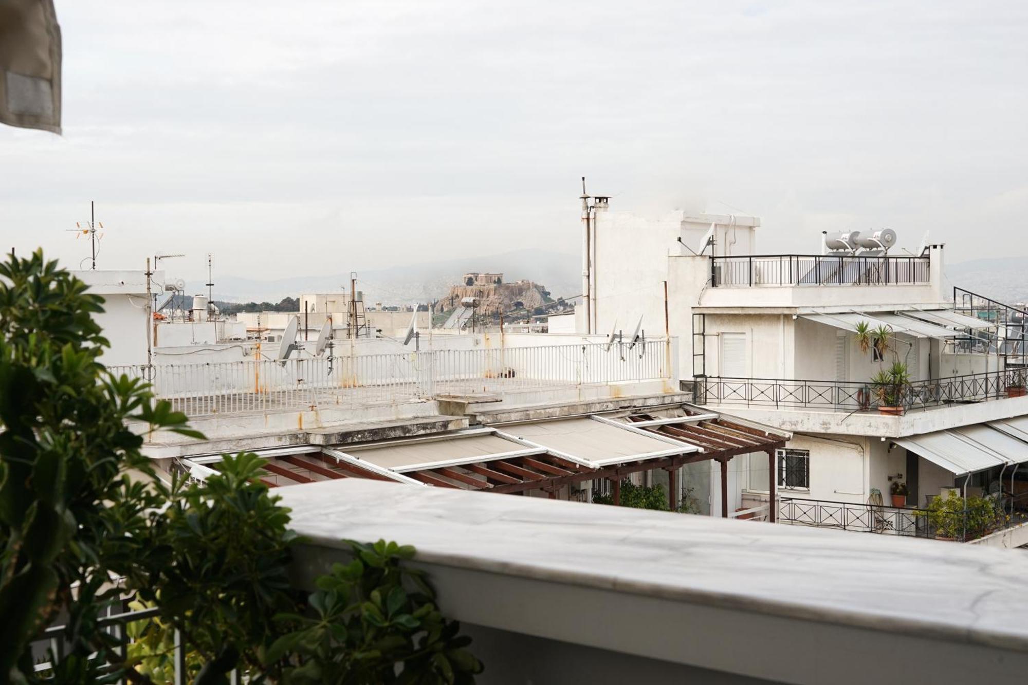 Small & Cozy With Acropolis & Lycabettus View Atenas Exterior foto